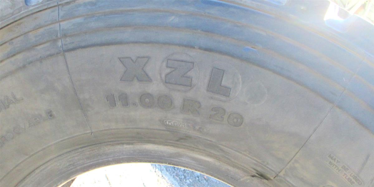 TI-1831 | TI-1831 Michelin XZL 11.00 x 20 Tires 70 Percent Tread or Lower (2).JPG