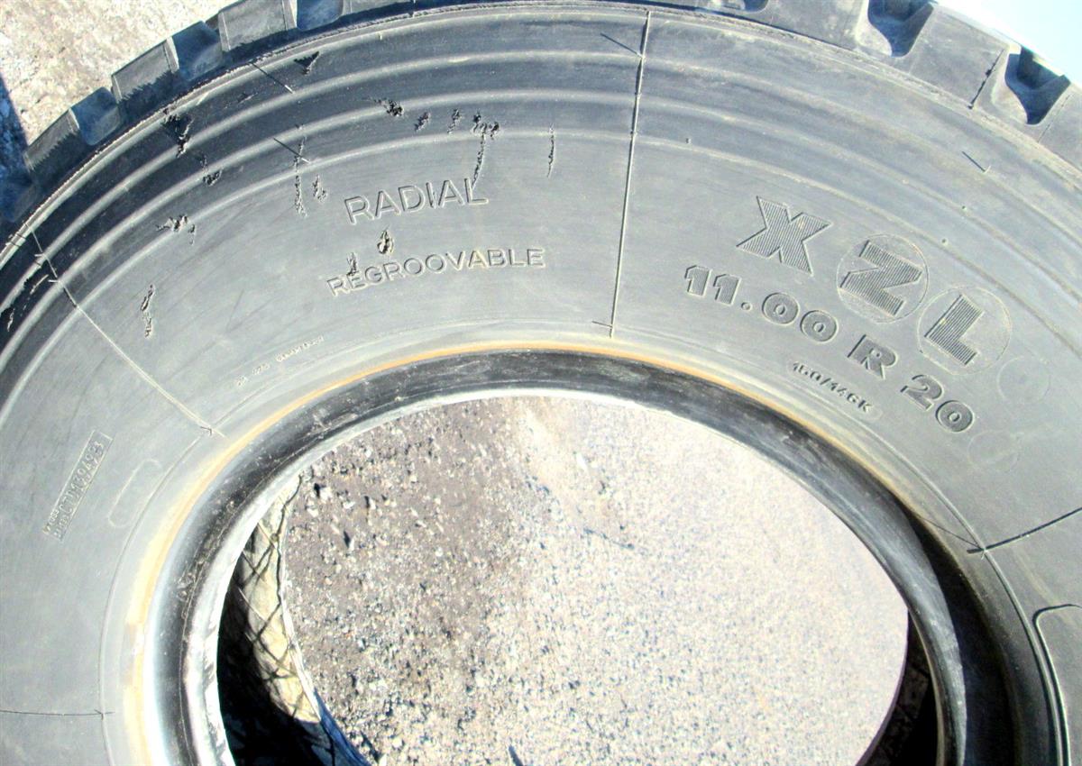 TI-1832 | TI-1832 Michelin XZL 11.00 x 20 Tires 75 Percent Tread or Higher (5).JPG