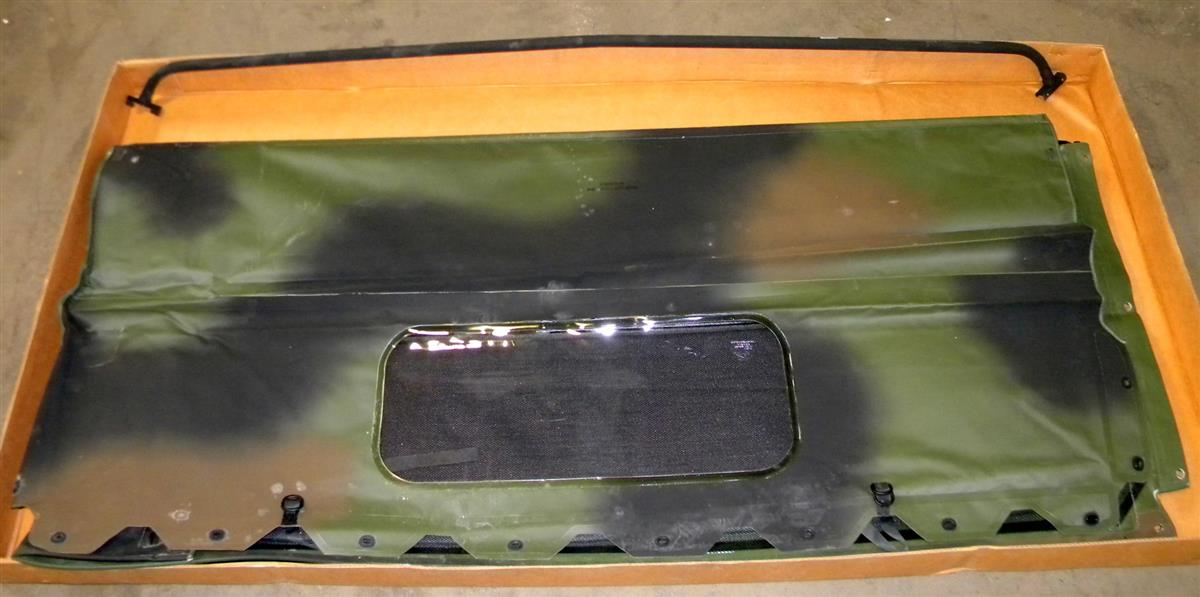 HM-593 | 2540-01-434-8600 2 Man Crew Soft Top Kit, Camo for HMMWV. NOS  (1).JPG