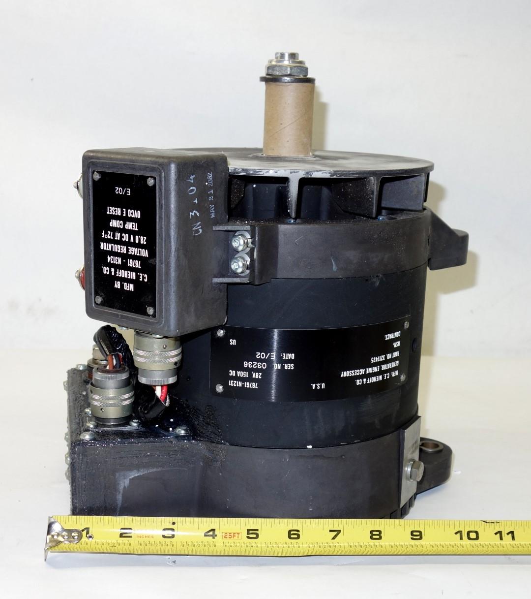 HEM-207 | 2920-01-473-0652 CE Niehoff 28 Volt Alternator Generator for MTVR MK23 NOS (4).JPG