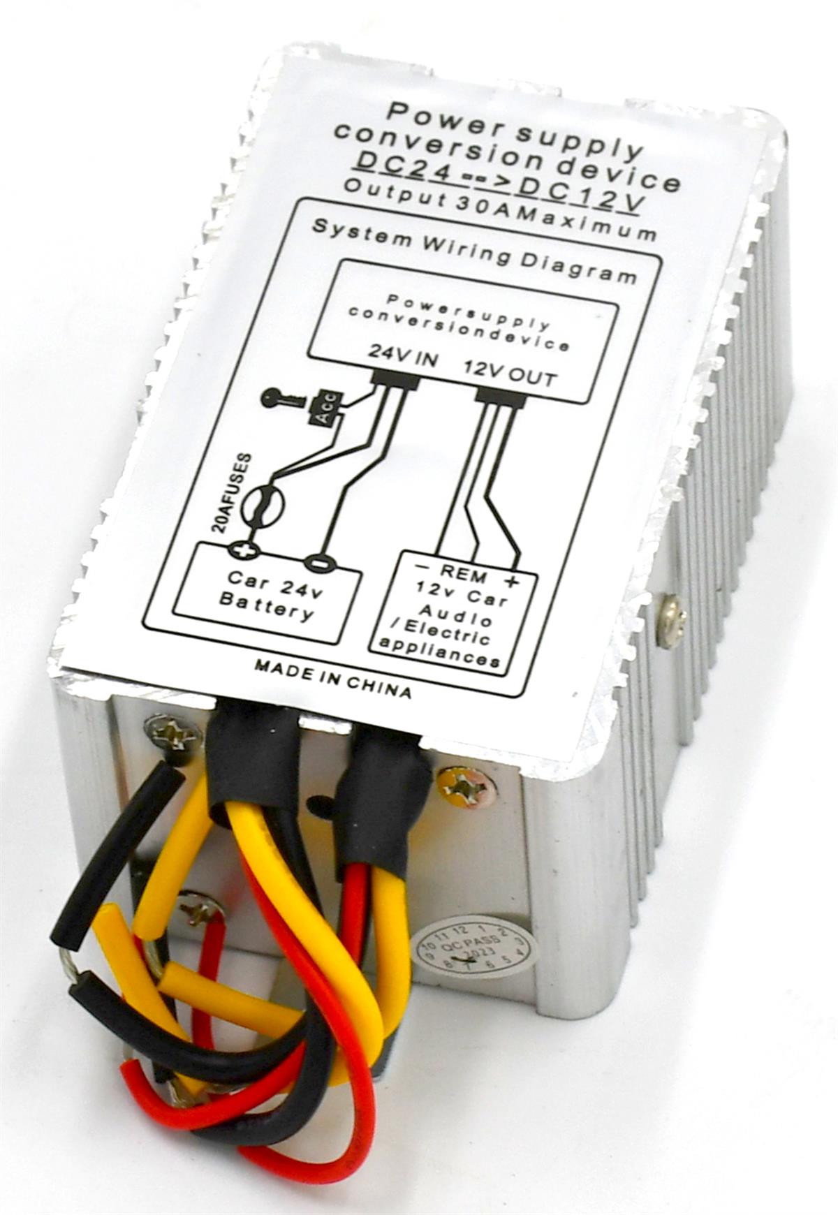 ALL-5102 | ALL-5102  Voltage Converter 24 Volt to 12 Volt 30 Amp Update  (5).JPG