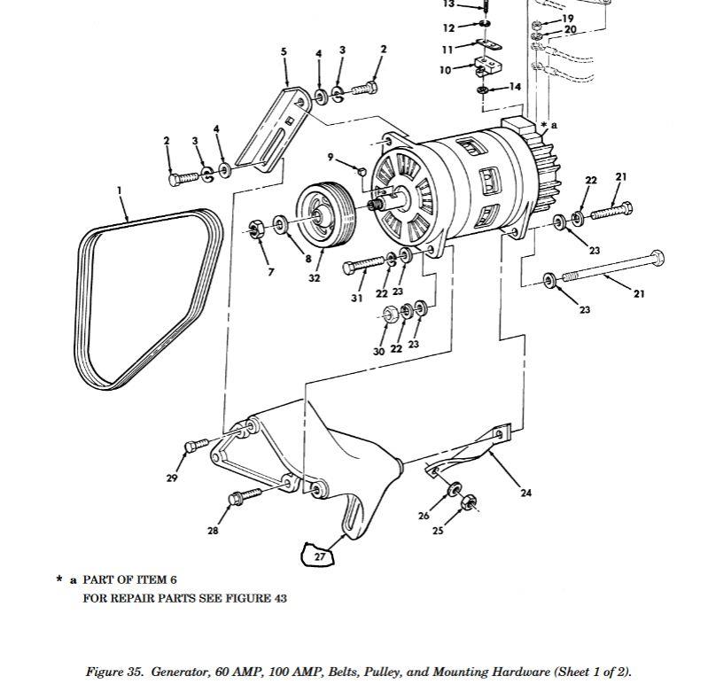 HM-1099 | HM-1099  60 Amp Alternator Mounting Bracket.JPG