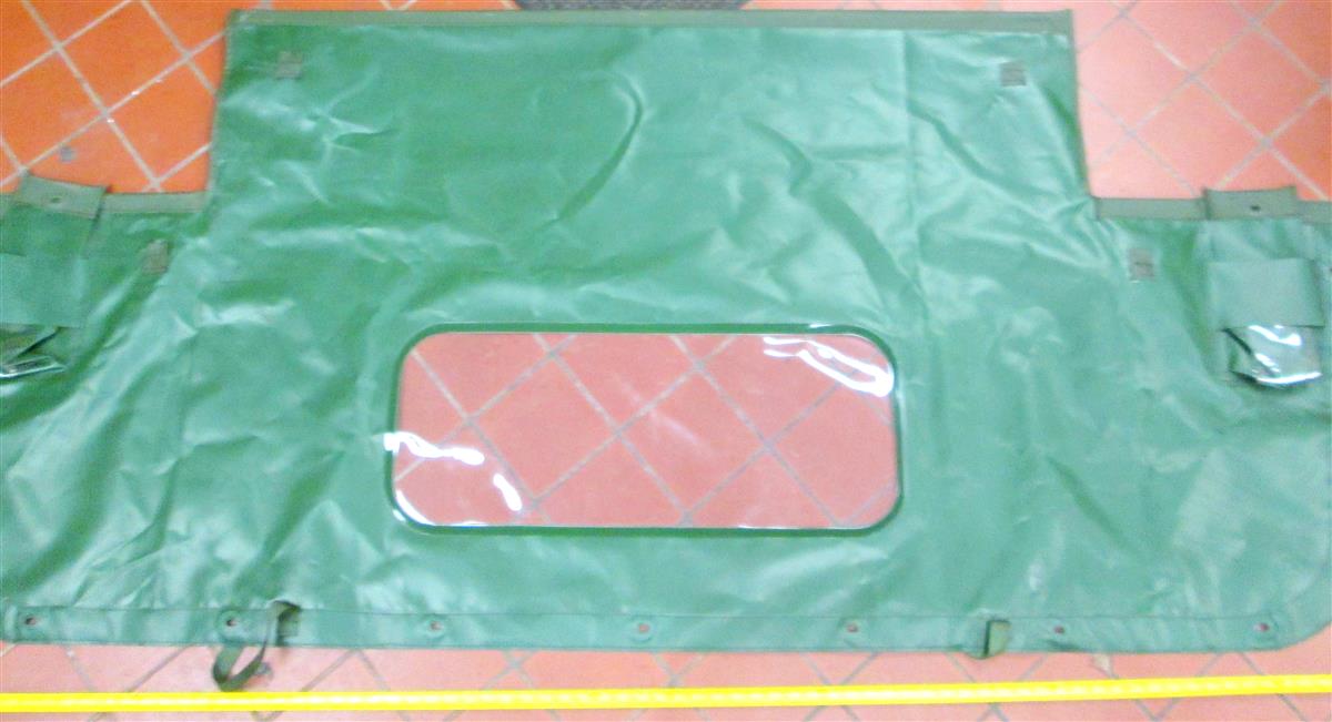 HM-3465 | HM-3465 2 MAn Green Vinyl Soft Top Cover with End Curtain HMMWV (2).JPG