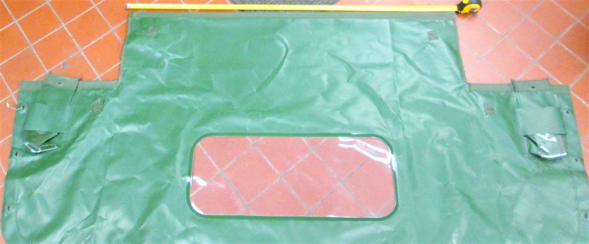 HM-3465 | HM-3465 2 MAn Green Vinyl Soft Top Cover with End Curtain HMMWV (3).JPG