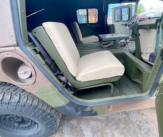 HM-3690 | HM-3690 Rear Position Tan Vinyl Seat with Tube Frame HMMWV 6.jpg