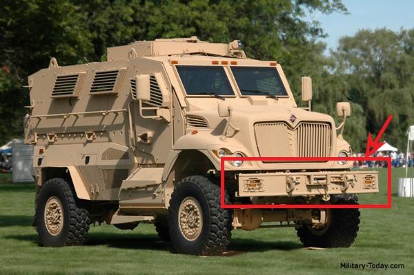 MRAP-373 | MRAP-373 Bumper Truck Mounted Front Bumper Navistar International MAXXPRO MRAP (19).JPG