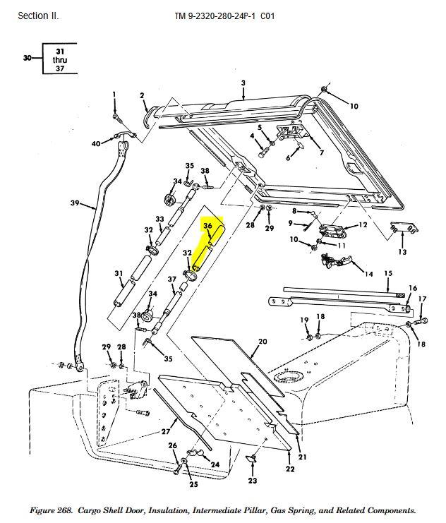 HM-1439 | Metallic Tube Sleeve Cargo Door Assembly Dia (1).JPG