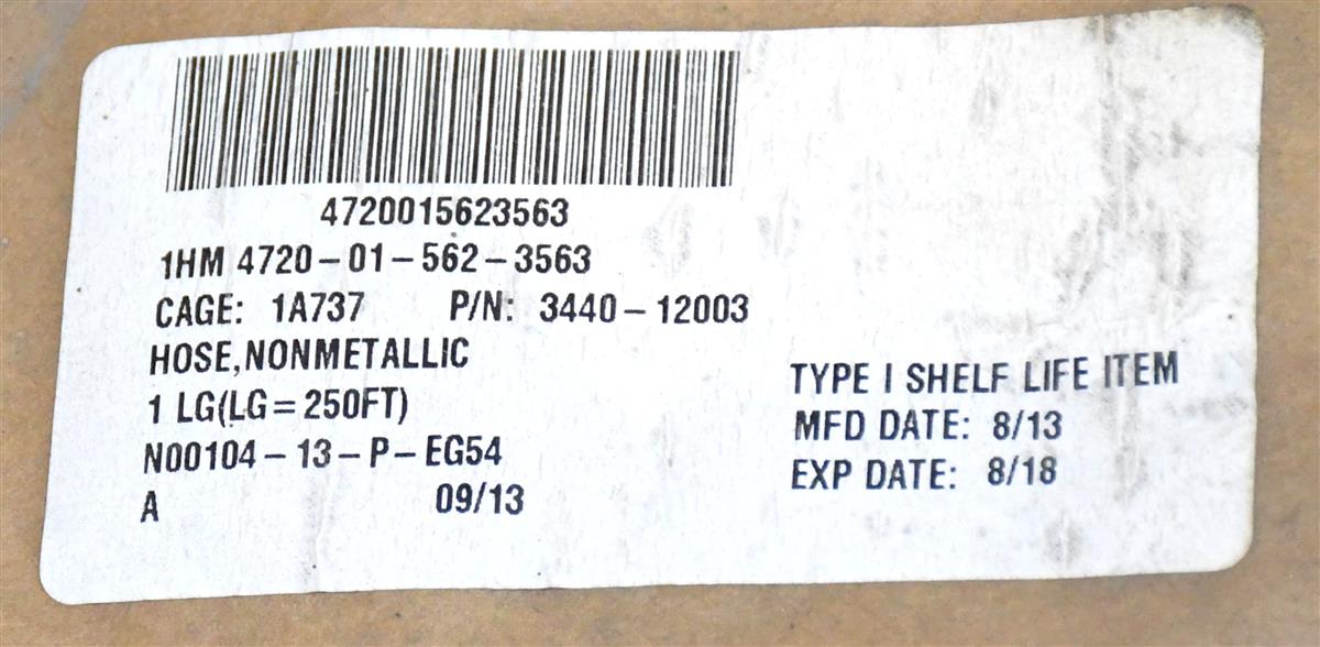 SP-543 | SP-543  Hose Nonmetallic Eaton Synflex 250 Feet Special Application (1).JPG