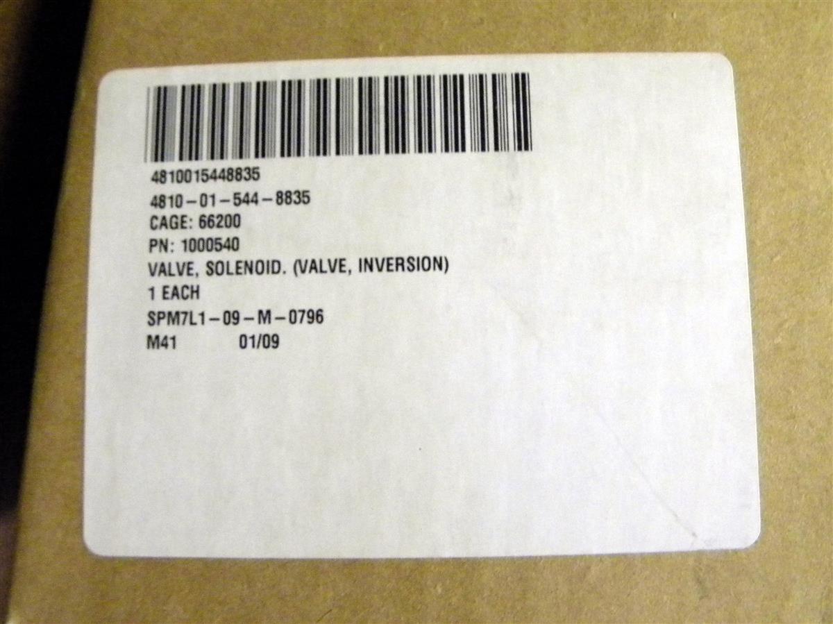 COM-5167 | 4810-01-544-8835 Valve, Solenoid for MRAP Cougar and MRAP JERRV. NOS (3).JPG