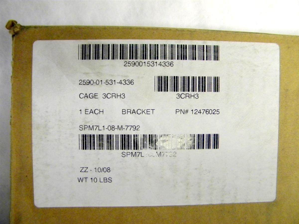 9M-787 | 2590-01-531-4336 Vehicular Bracket for M939 Series 5 Ton. NOS (2).JPG