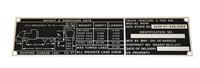 DT-577 | DT-577  M931A2 WOW Tractor Truck 5 Ton 6x6 Weight and Dimension Data Plate (1).JPG