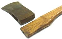 Axe with handle and wedge