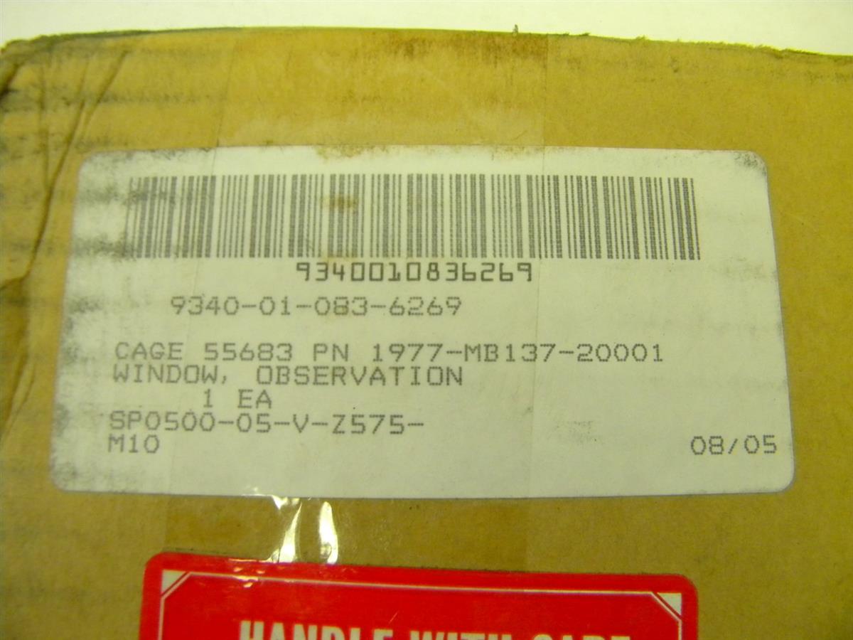 M9-6053 | 9340-01-083-6269 Window, Observation, Door Window Glass for M915 Series and M916A1 (2).JPG