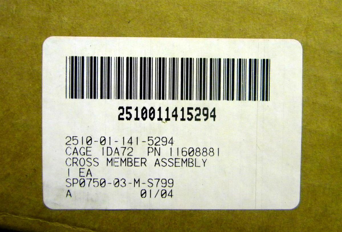 5T-822 | 2510-01-141-5294 Crossmember Assembly for Rear of Frame for M809 Series 5 Ton. NOS.  (6).JPG