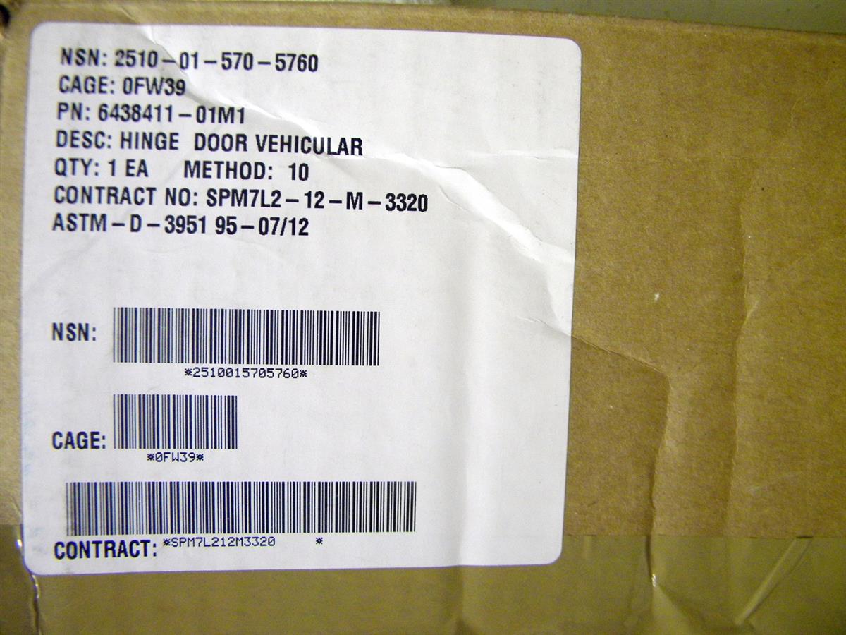 MRAP-158 | 2510-01-570-5760 Hinge Assembly with Grease Zerk for MRAP Caiman. NOS  (2).JPG