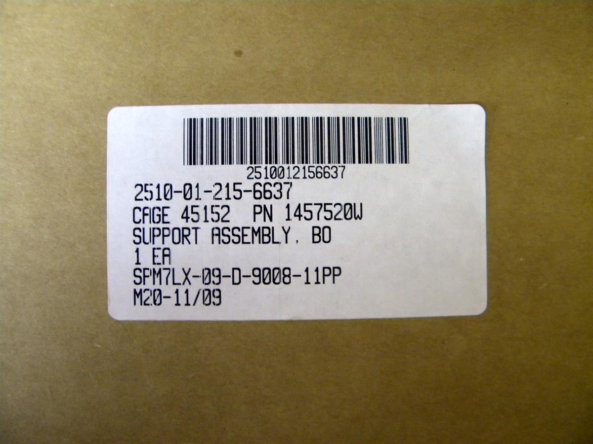 HEM-160 | 2510-01-215-6637 Support Assembly for Wrecker Body HEMTT M984 and M984A1. NOS (6).JPG
