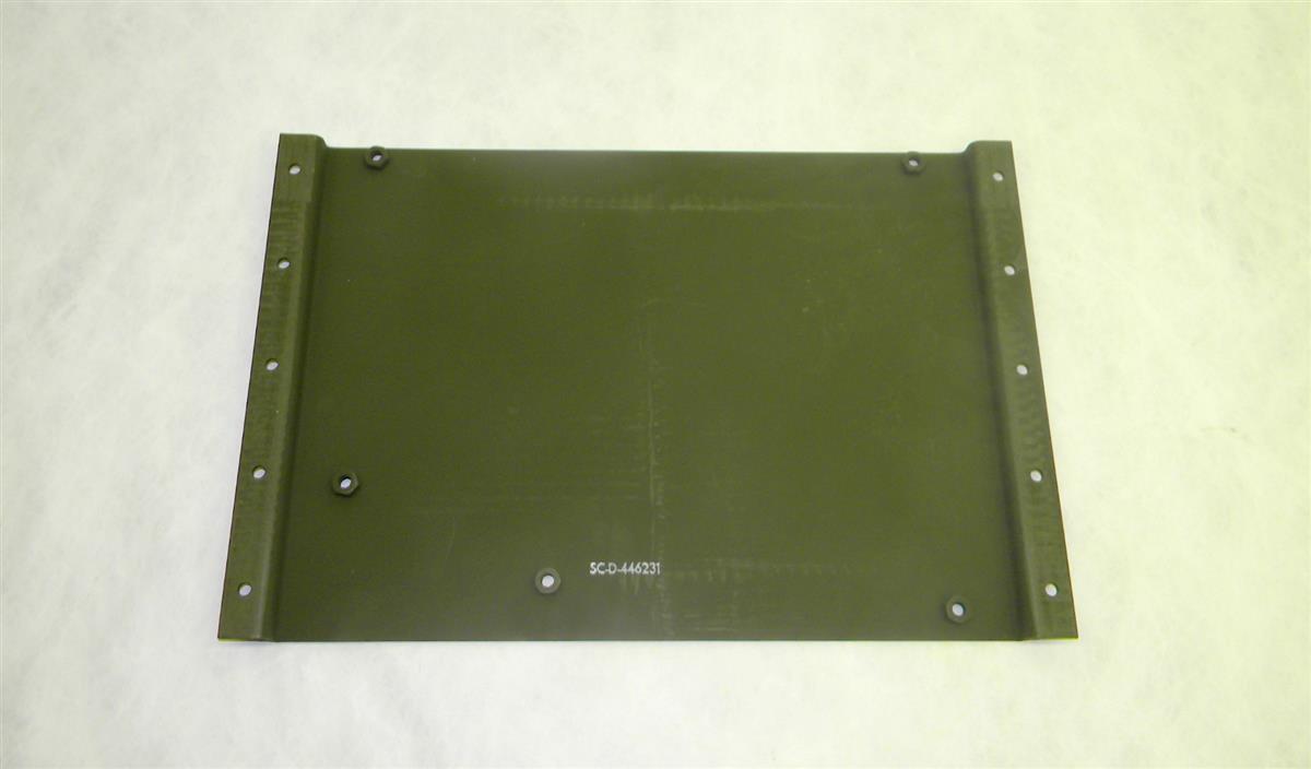 RAD-242 | 5820-00-490-5784 Moutning Plate for Military Radio and Television Equipment. NOS.  (1).JPG
