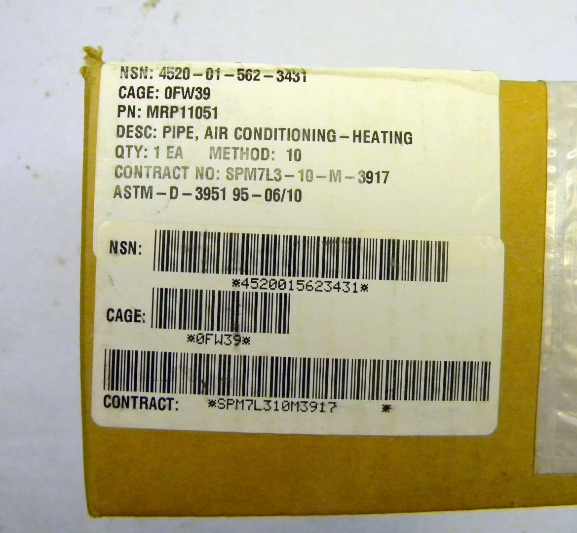 MRAP-166 | 4520-01-562-3431 Air Conditioning Heating Duct for MRAP MRV Mine Resistant Vehicle. NOS (3).JPG
