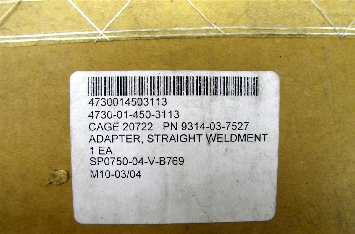 SP-1467 | 4730-01-450-3113 Staright Adpater, Flange to Pipe for Aircraft Rafueler R-14. NOS (2).JPG