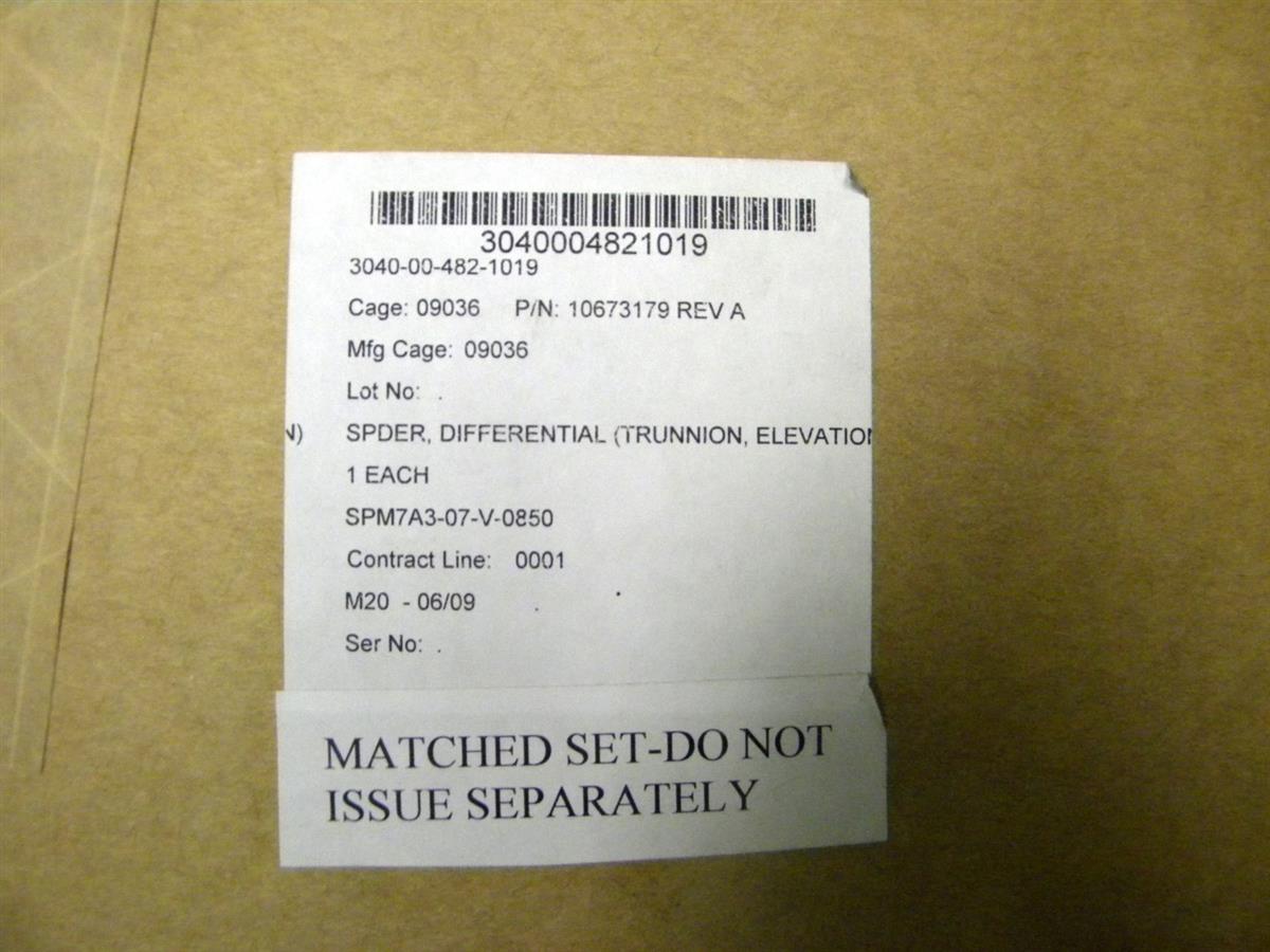 SP-1468 | 3040-00-482-1019 Spider, Differential, Trunnion, Elevation Drive. Unknown Application NOS. (6).JPG