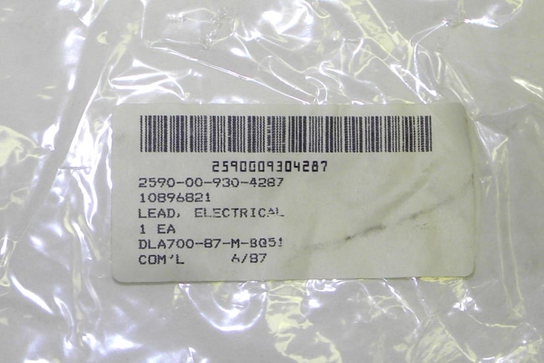 M35-502 | 2590-00-930-4287 Solenoid Starter Cable 13 and 3 Quarter Inches for M35A2 Series with Multifuel Engine. NOS.  (2).JPG