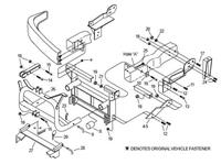 SNOW-103 | SNOW-103-Meyer EZ Classic Plow Mount 1992-1998 Ford F450 2x4 Truck Diag 2.JPG