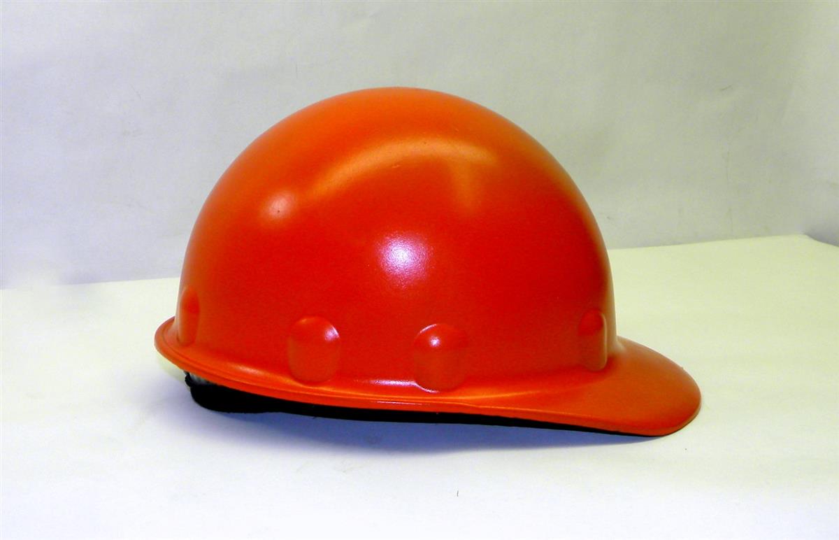 SP-1529 | PN P2W03A000 Fibre-Metal Head Protection, Hard Hat Burnt Orange Safety. NOS.  (4).JPG