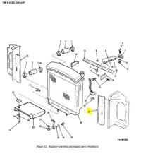 M35-1811 | M35-1811 Left side Radiator Shroud Shield diagram 1.JPG