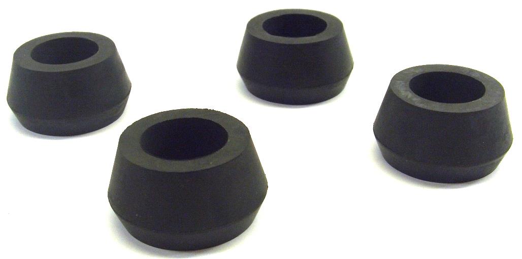 Sydien 20Pcs Vehicle Car Rubber Shock Absorber Bushings Damper Replacement,Universal Shock Tower Grommets 10mm x 27mm x 20mm 