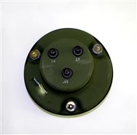 ALL-5180-ASSY-GRN | 6220-01-547-9049 LED 24 Volt Headlight with Green Metal Housing for M Series Trucks. NOS.  (6).JPG