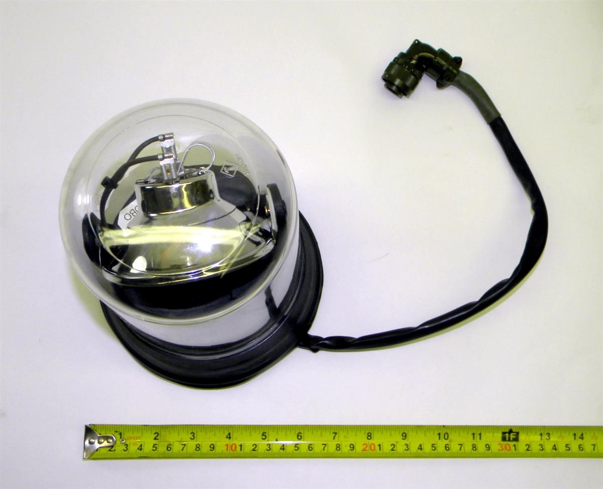 MRAP-172 | 6220-01-557-5826 Swiveling Roof Light 24 Volt for MRAP JERRV and MMPV RG31. NOS  (3).JPG