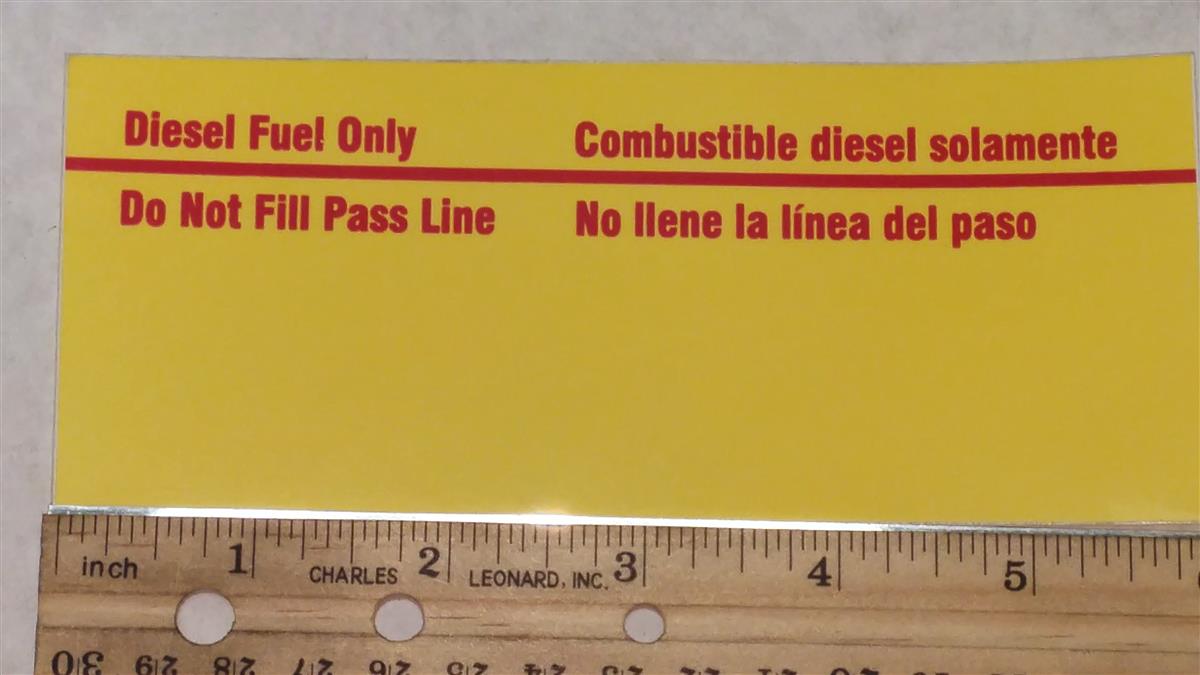 DT-324 | Diesel Fuel Only Decal 1.jpg