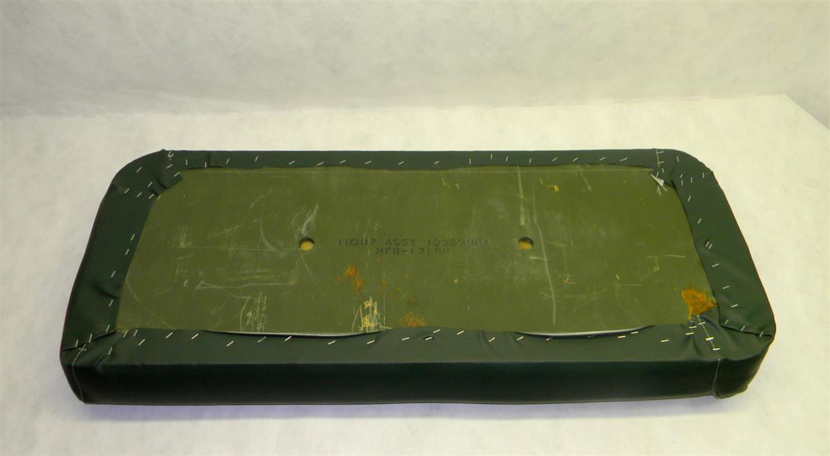 9M-792 | 2540-01-082-7510 Passenger Seat Bottom, Green Vinyl for M939 A1 and A2 Series 5 Ton. NEW (1).JPG