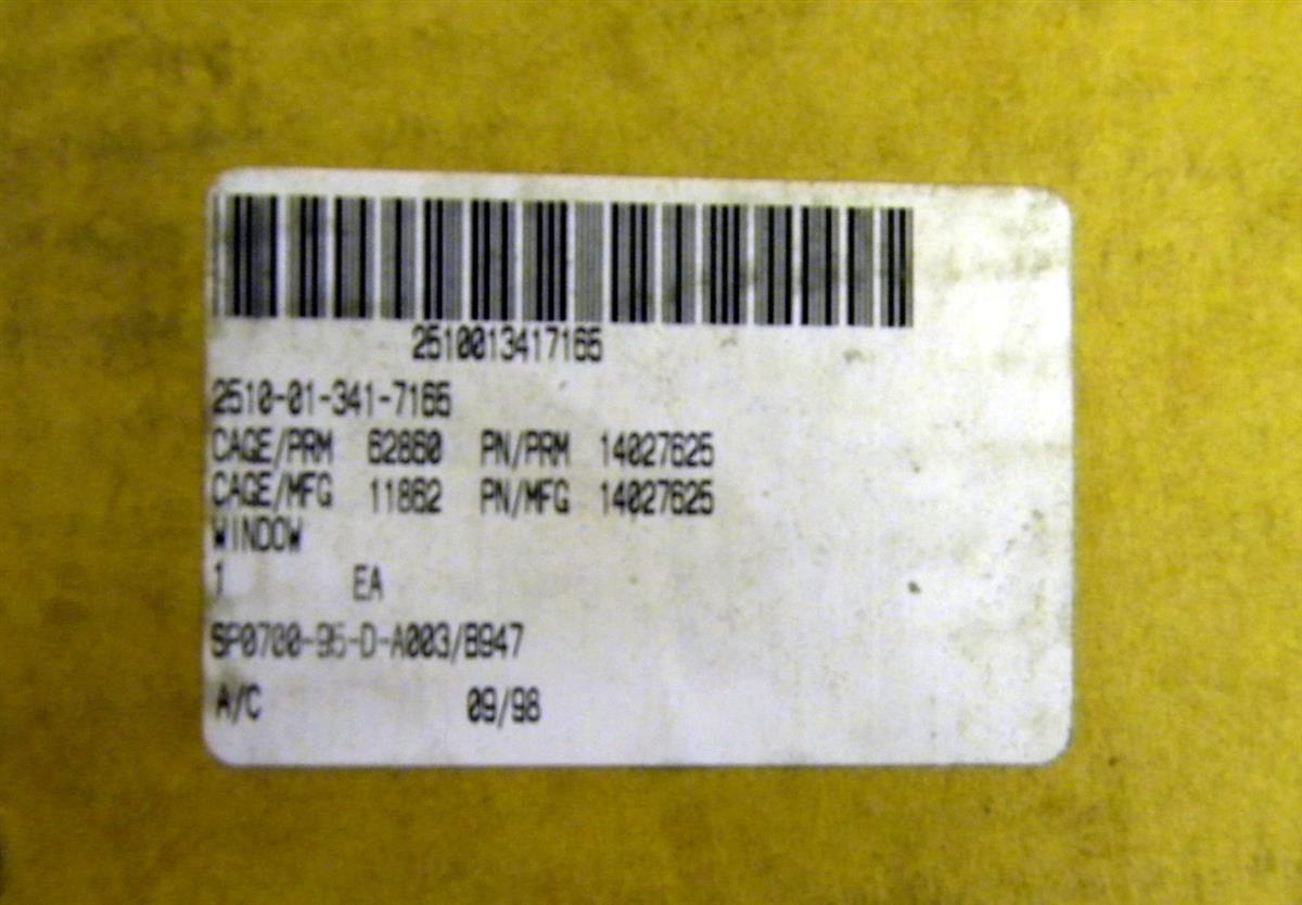 SP-1496 | 2510-01-341-7165 Left Hand Side Sliding Window Glass for CUCV Chevy Blazer and GMC Jimmy. NOS.  (3).JPG