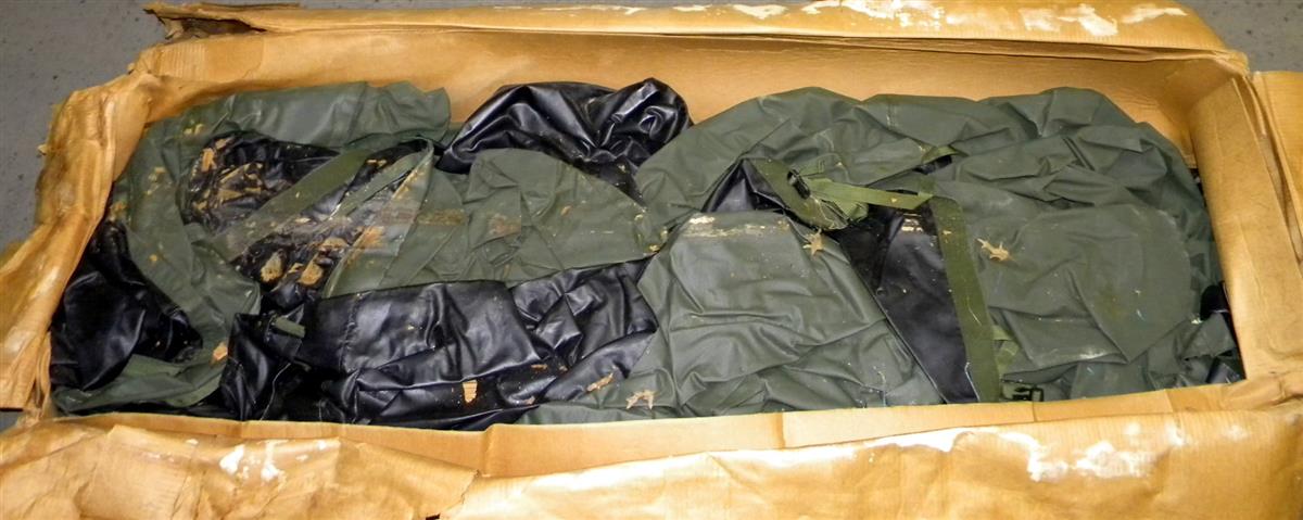 SP-1498 | 8340-01-364-4497 Bootwall, Green, Rigid Wall for Modular Command Post Complexing. NOS (11).JPG