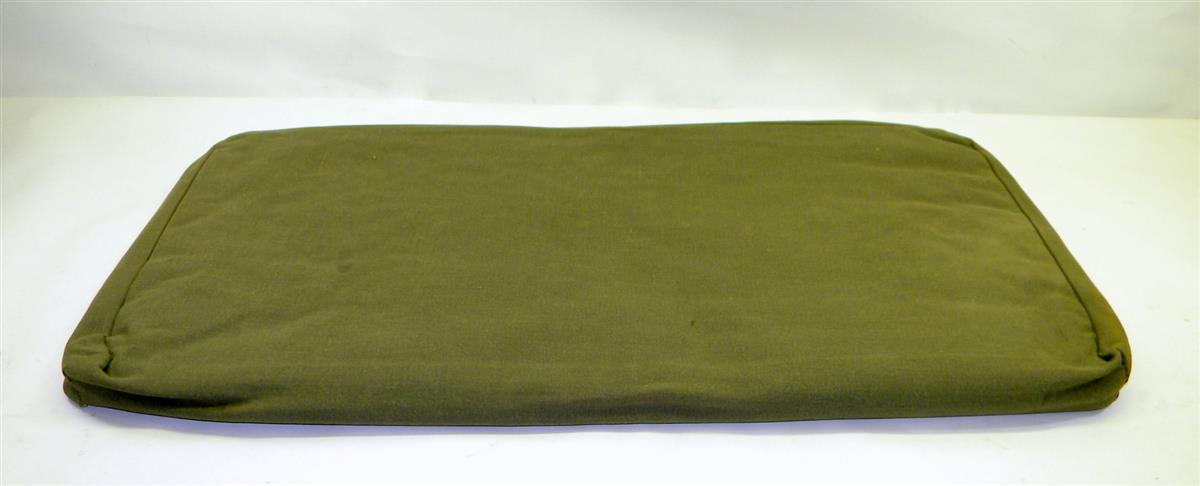 Passenger Seat Back Cushion Original Military Issue Green Canvas