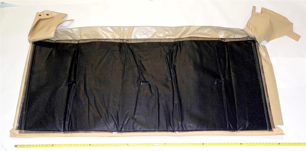 HM-935 | 2540-01-330-6173 Tan Vinyl Soft Roof Top Cover for 2 Man HMMWV NOS (2).JPG
