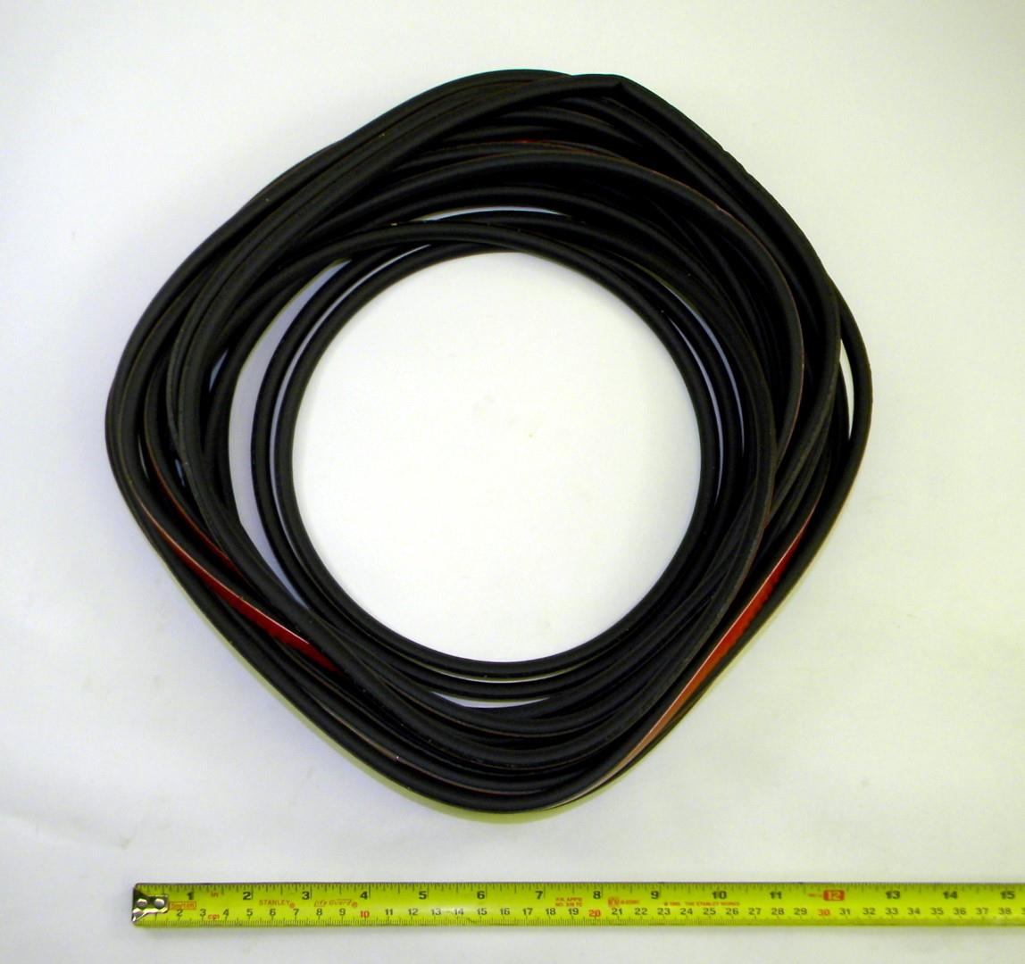 MRAP-186 | 2590-01-557-1152 Weather Strip Rubber Seal 50 Foot Roll for MRAP. NOS.  (4).JPG