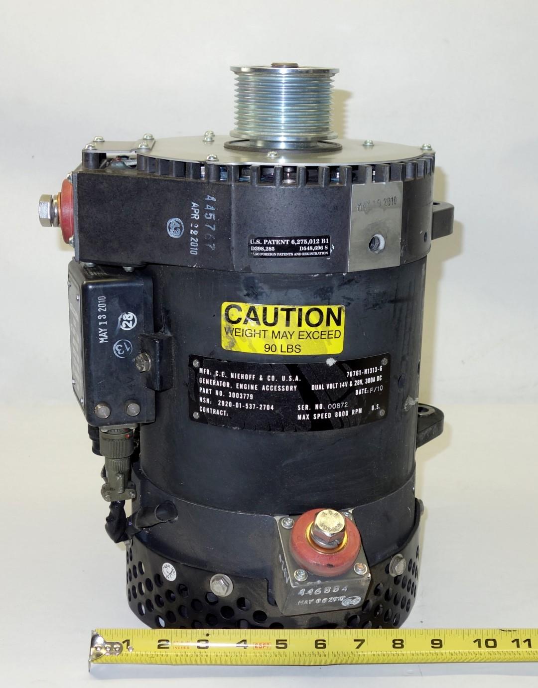 MRAP-218 | 2920-01-537-2704 CE Niehoff Dual Voltage Alternator Generator for MRAP Buffalo MK1 NOS (2).JPG