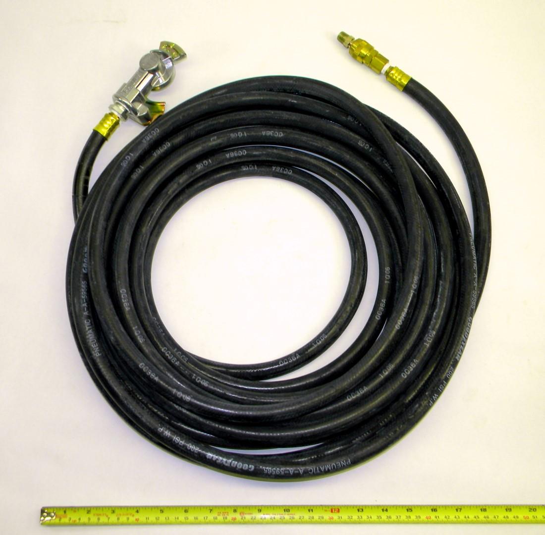 M9-6069 | 4720-00-328-5422 Tire Inlfator Hose with Quick Disconnect for M915 and M916A1 NOS (3).JPG