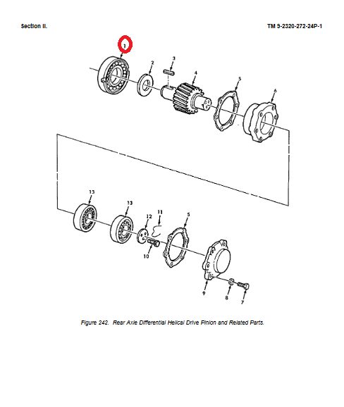 5T-2043 | 5T-2043 5 Ton Outer Front and Rear Pinion Bearing.png