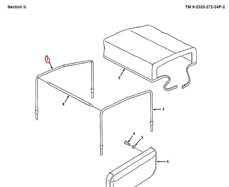 5T-588 | 5T-588  Wrecker Operator Station Soft Top Support Bows (2).JPG