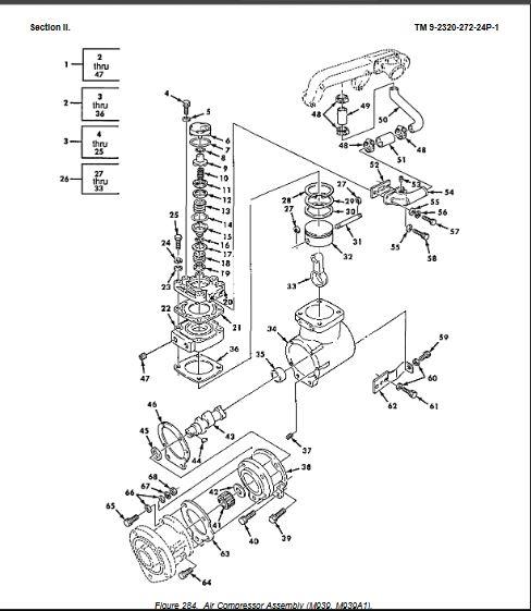 5T-674 | 5T-674  Air Compressor for Trucks with Cummins NHC 250 Diesel Engine.JPG