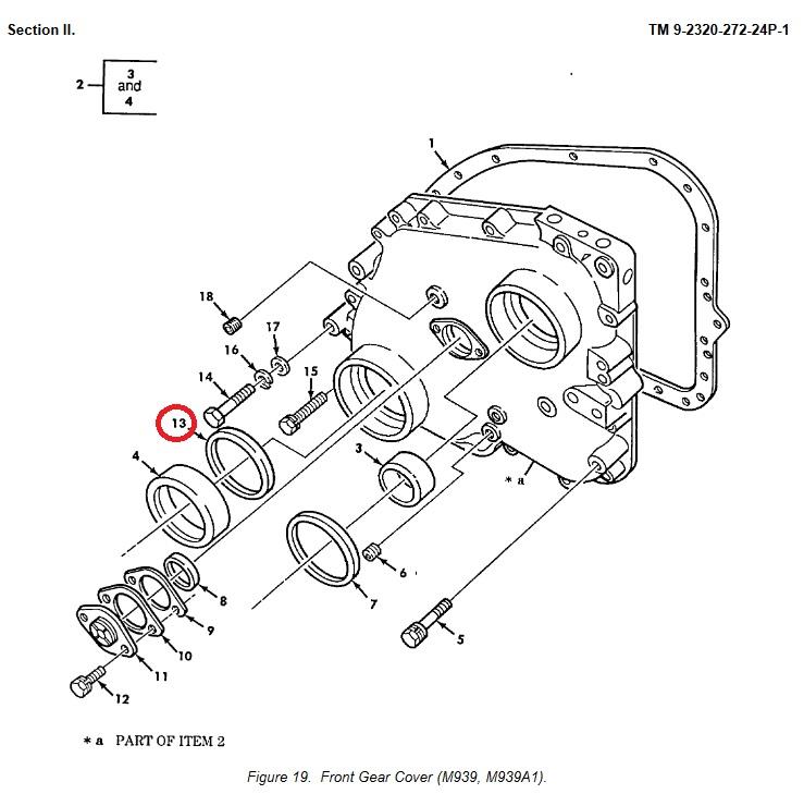5T-833 | 5T-833  Oil Seal NHC 250 Cummins(Diagram).jpg
