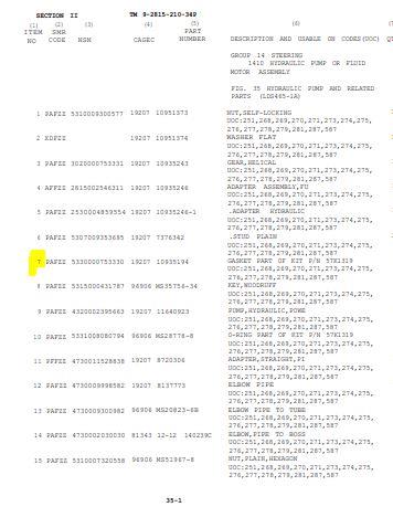 5T-848 | 5T-848  Gasket, Power Steering 5 Ton Multi-Fuel Hydraulic Power Steering Pum.JPG
