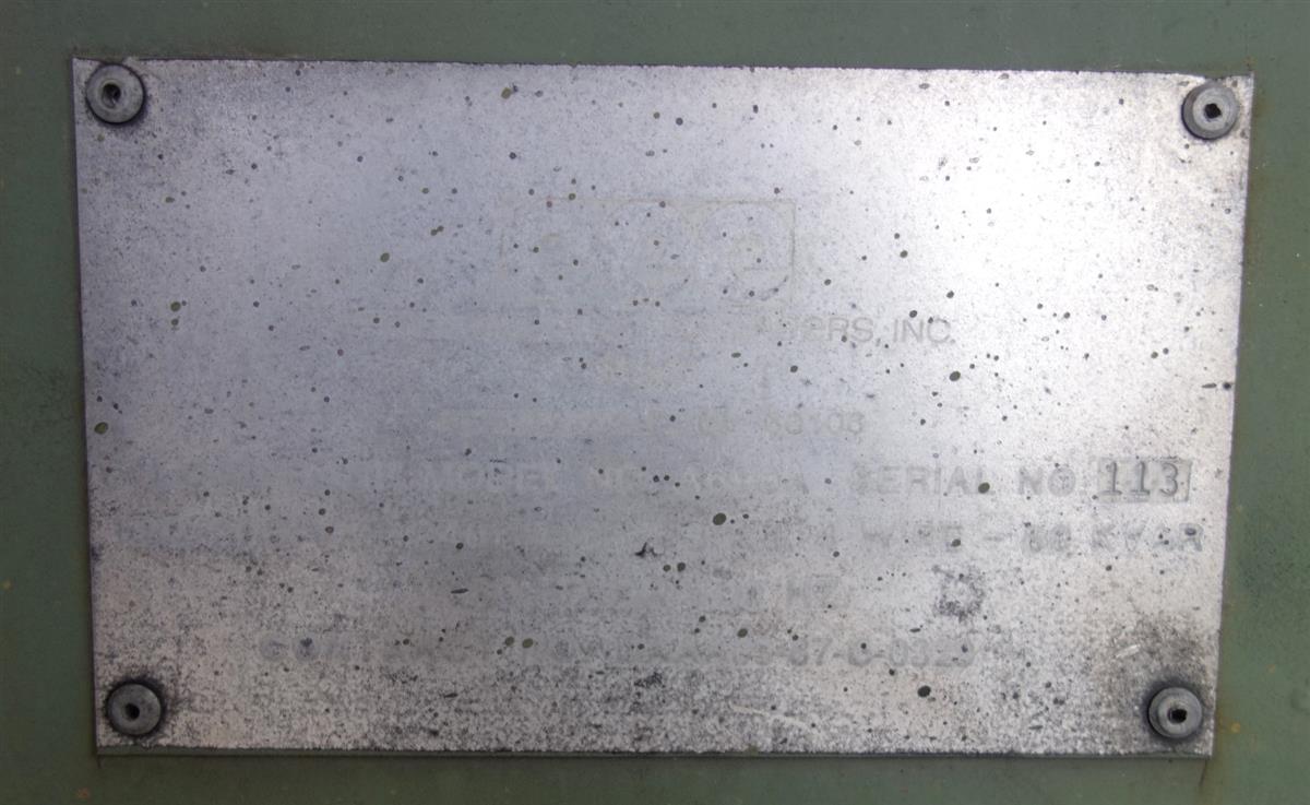 SP-1866 | 6150-01-232-3138 Model A698A Electrical Load Bank USED (10).JPG