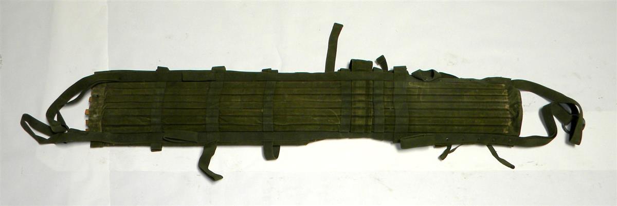 SP-1769 | 6530-00-783-7600 Poleless Semi-Rigid Wooden Slat Litter  Stretcher. Used  (6).JPG