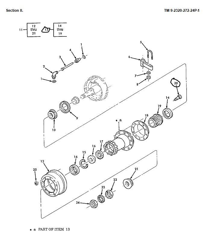 9M-1010 | 9M-1010  Rear Axle Hub M939A2.JPG