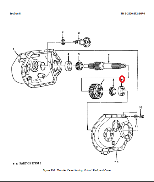 9M-1075 | 9M-1075 Transfer Case Output Shaft Roller Bearing Cup Race.png