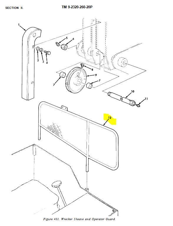 9M-1857 | 9M-1857 Wrecker Metal Mechanical Guard M936.JPG